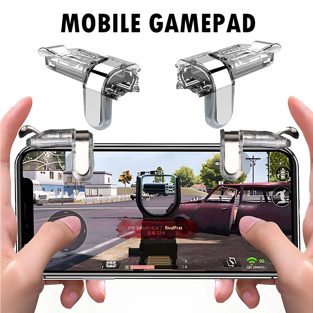 

Mini Hand Tour Controller Pro Gaming Trigger Attachment Rapid Fire Mod Mobile Phone FPS Accessory Controller Ergonomic Trigger