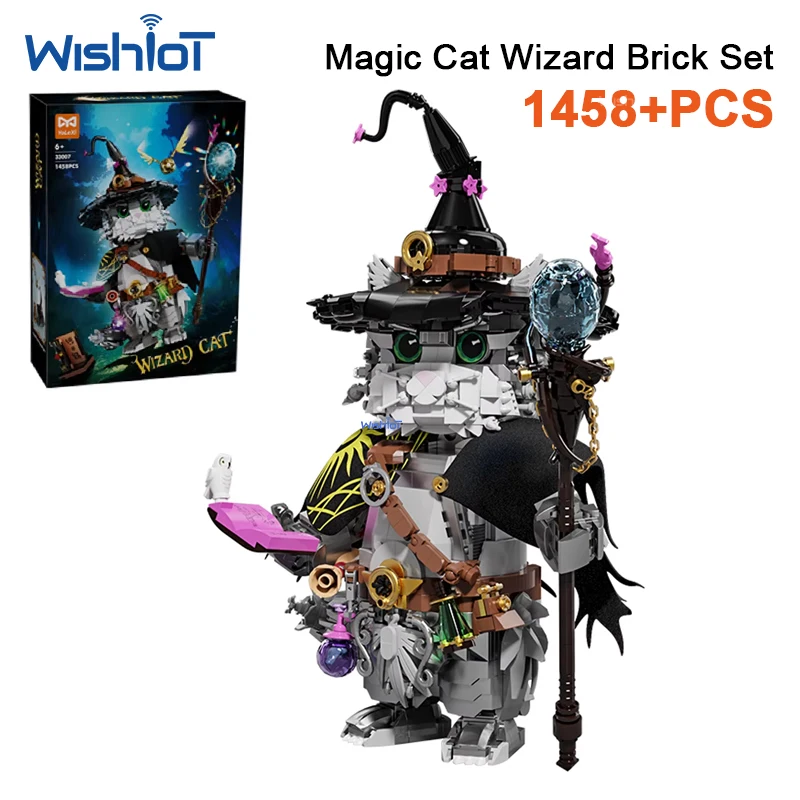 33007-1458pcs-wizard-cat-magic-animal-building-blocks-fantasy-creature-model-bricks-toys-for-kids-adults-birthday-gifts