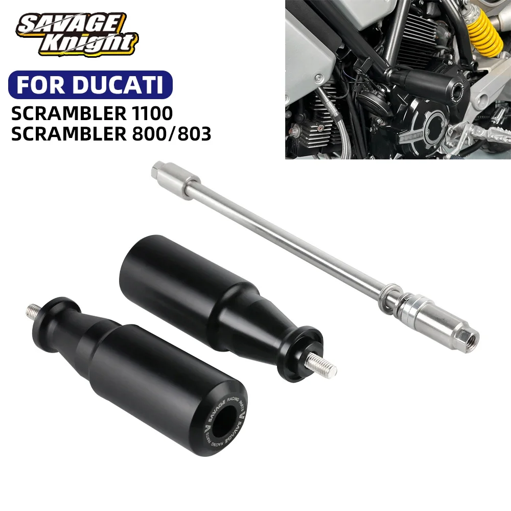 

Scrambler Frame Slider Crash Protector For DUCATI Scrambler 1100 800 803 Motorcycle Falling Protection Engine Crash Pad Slider