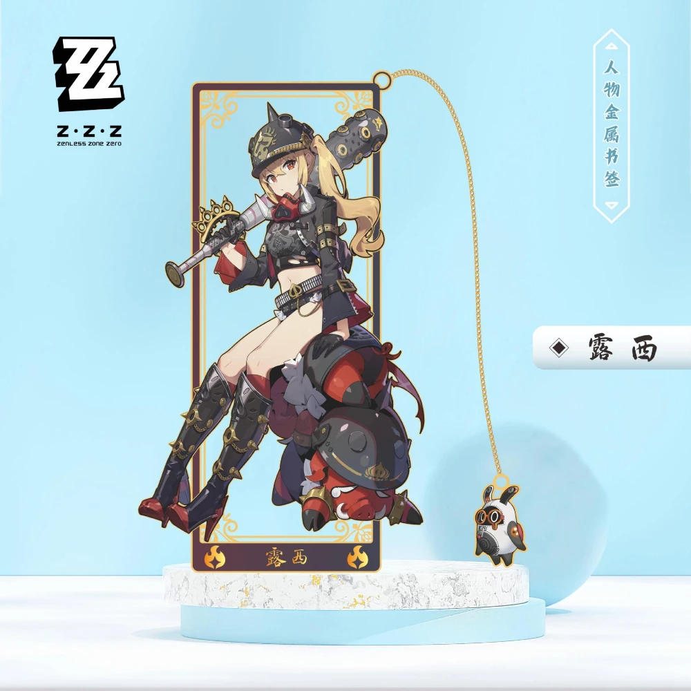 Jeu Zenless Zone Zero Jane Doe Seth Lowell Qingyi Zhu Yuan Von Lycaon Corin Wickes, marque-page en métal, accessoires de cartes, cadeaux