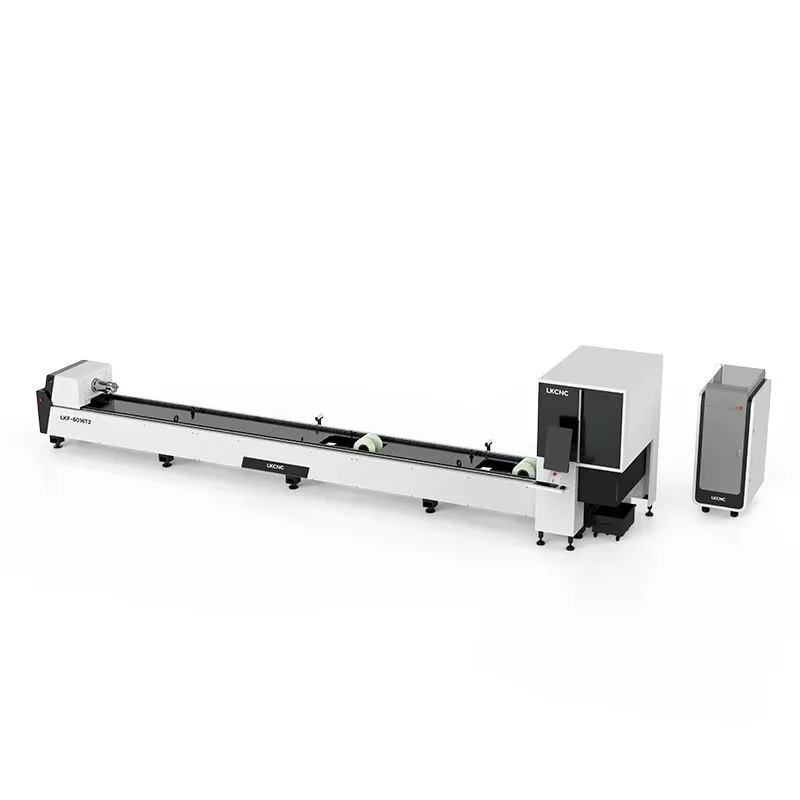 [Meistverkauft] Hochpräzise CNC 1KW-4KW Metallfaser-Beam-Rohrschneidemaschine mit Cypcut-Steuerung Hiwin Guiderail AI/BMP/PLT Sup