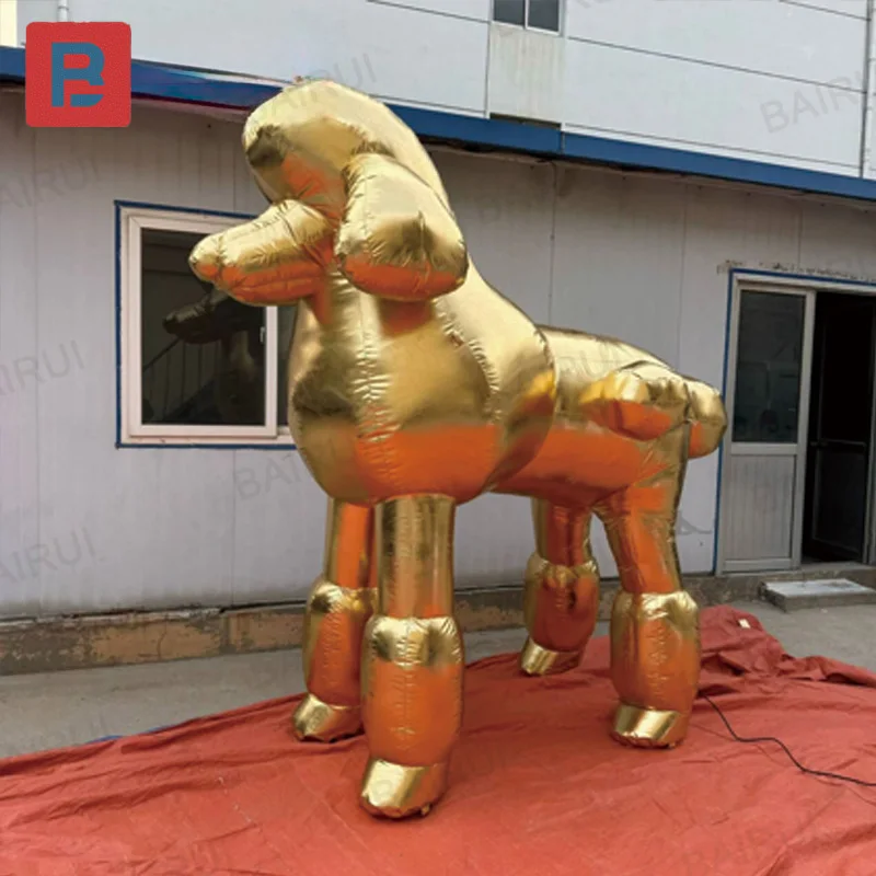 

Надувная золотая собака, надувная фигура в форме животного, с воздуходувкой, для украшения торговых центров и площадей на открытом воздухе.