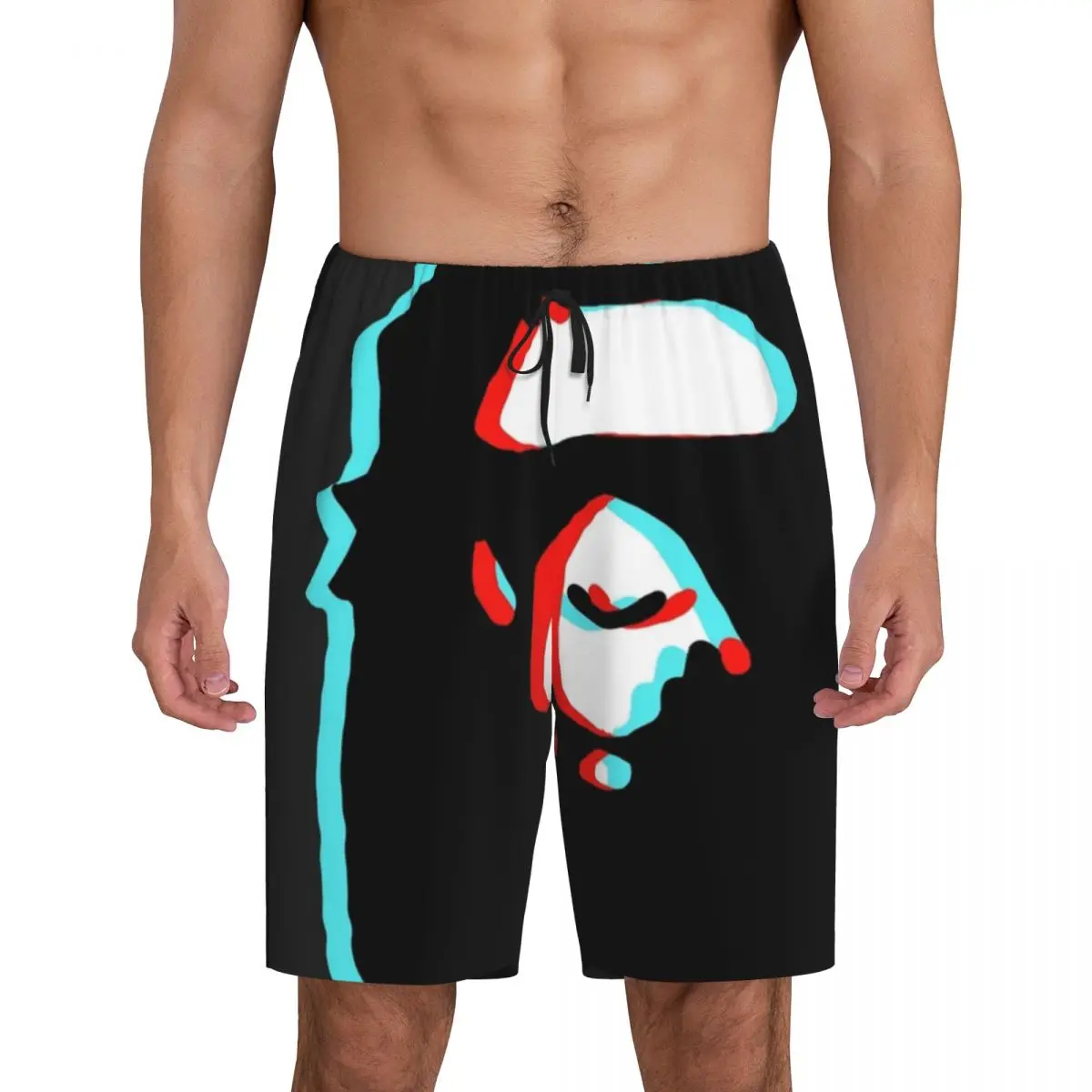 

Custom Peter Jackson's King Kong Short Pajama Pants Men Sleepwear Sleep Lounge Bottom Shorts Sleeping Pants