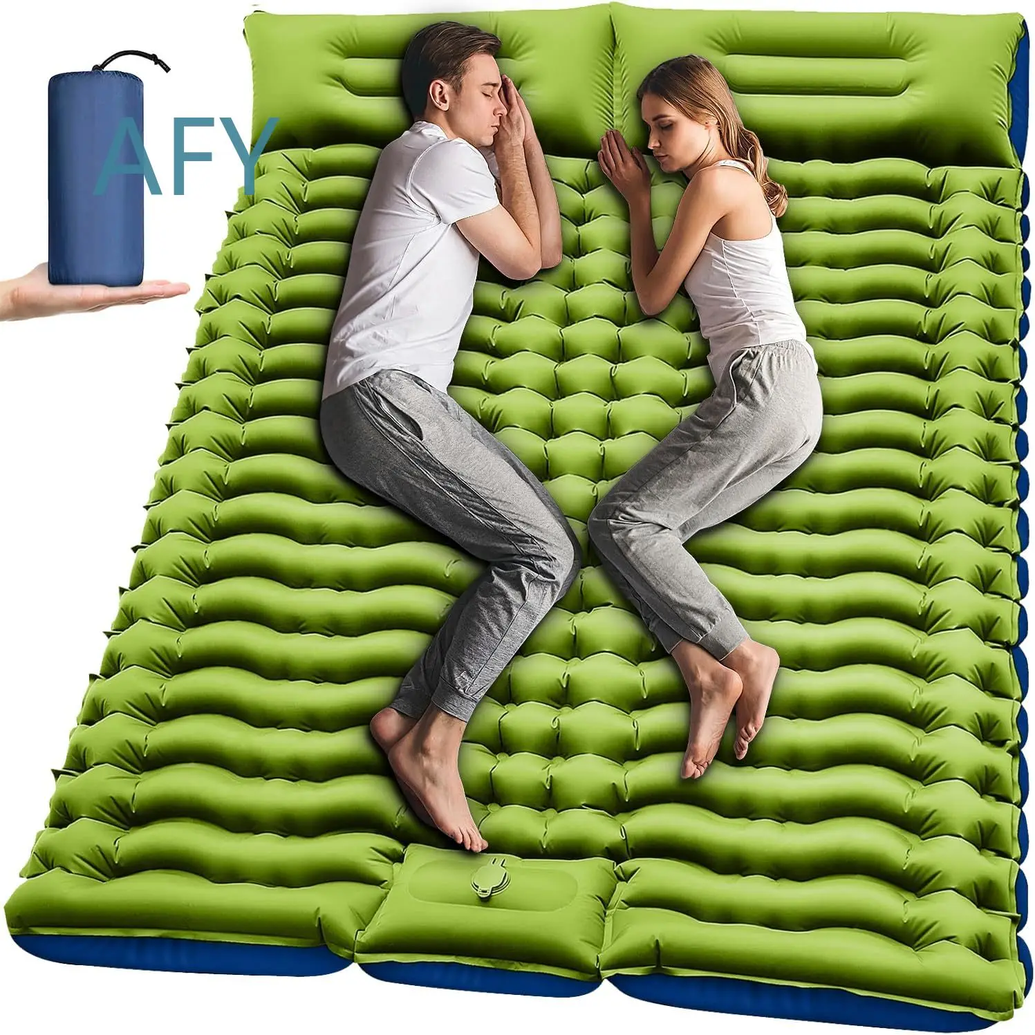 Inflatable Mattress for Outdoor Camping for Tent Sleeping for Backpacking for Hiking for RV for Car for Travel for Foldable