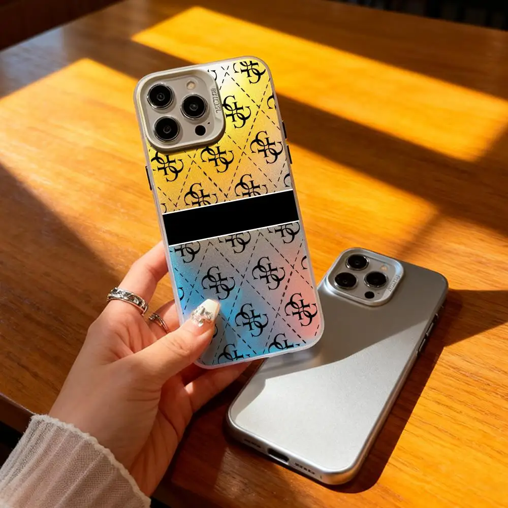 

Kawaii Anime B-guess-Es-a Phone Case For IPhone 11 12 13 14 15 16 17 Air Pro Max 16E X XS XR SE2 Electroplate Silver IMD Cover