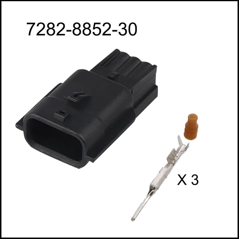 Imagem -02 - Cabo de Conector Impermeável Automático Plugue Automotivo Soquete Masculino da Família Inclui o Selo do Terminal Pin 7282885230 72839852-30 100set