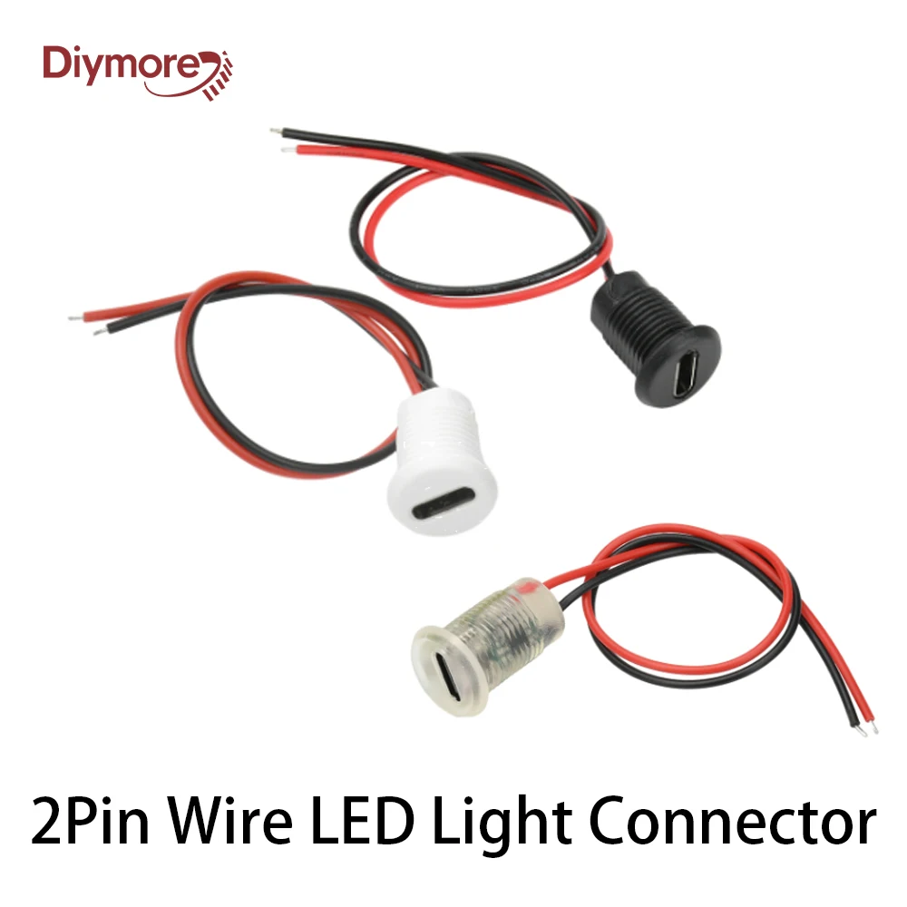 2-poliger wasserdichter USB-Stecker Typ C, wasserdichter weiblicher Chassis-Stecker, der Außengewinde ohne Anschlüsse verriegelt