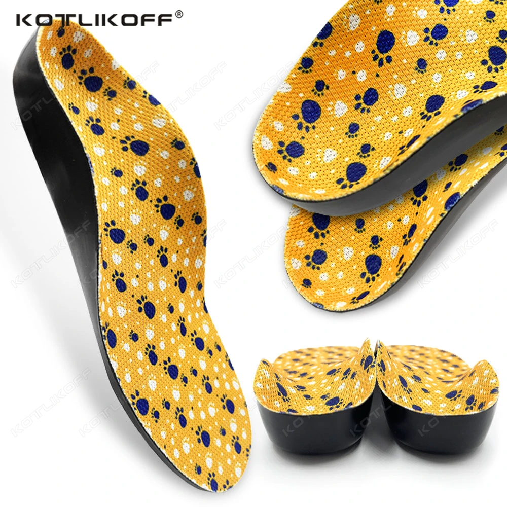 

Kids Flatfoot Orthopedic Sport Insoles for Shoes Children Orthotics Insoles Flat Feet O/X Leg Correction Arch Support Shoe Pad