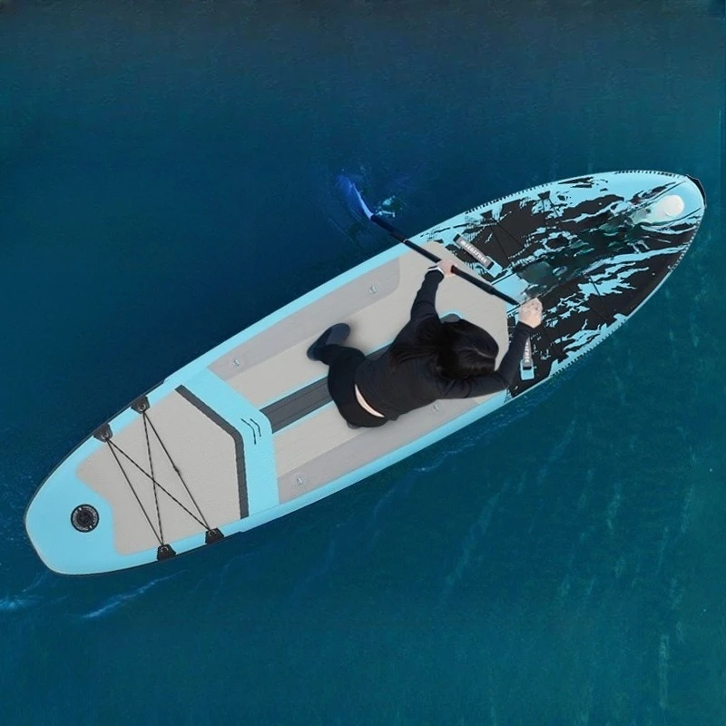

Double Luya Fishing Inflatable Paddle Board Sea Surfboard Adult Pulp Board Boat Water Skateboard Floatboard Electric Power