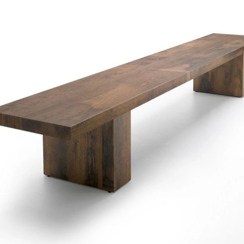 

Nordic solid wood bench bench personalized furniture simple modern home shoe changing stool clearance shoe stool dining chair