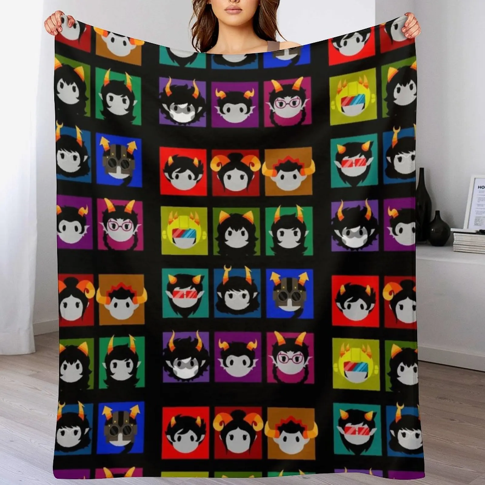 

Chibi Homestuck Dancestors Throw Blanket Year Round Soft Comfortable Blanket for Home