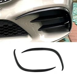 Front Bumper Splitter Side Spoiler Air Vent Wind Knife Body Kits For Mercedes-Benz C-Class W205 C180 C200 C260 2019 2020 2021