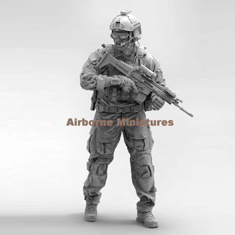 Figura modelo de resina 1/16 GK Soldier, operadores SF, temas militares, kit sin montar y sin pintar