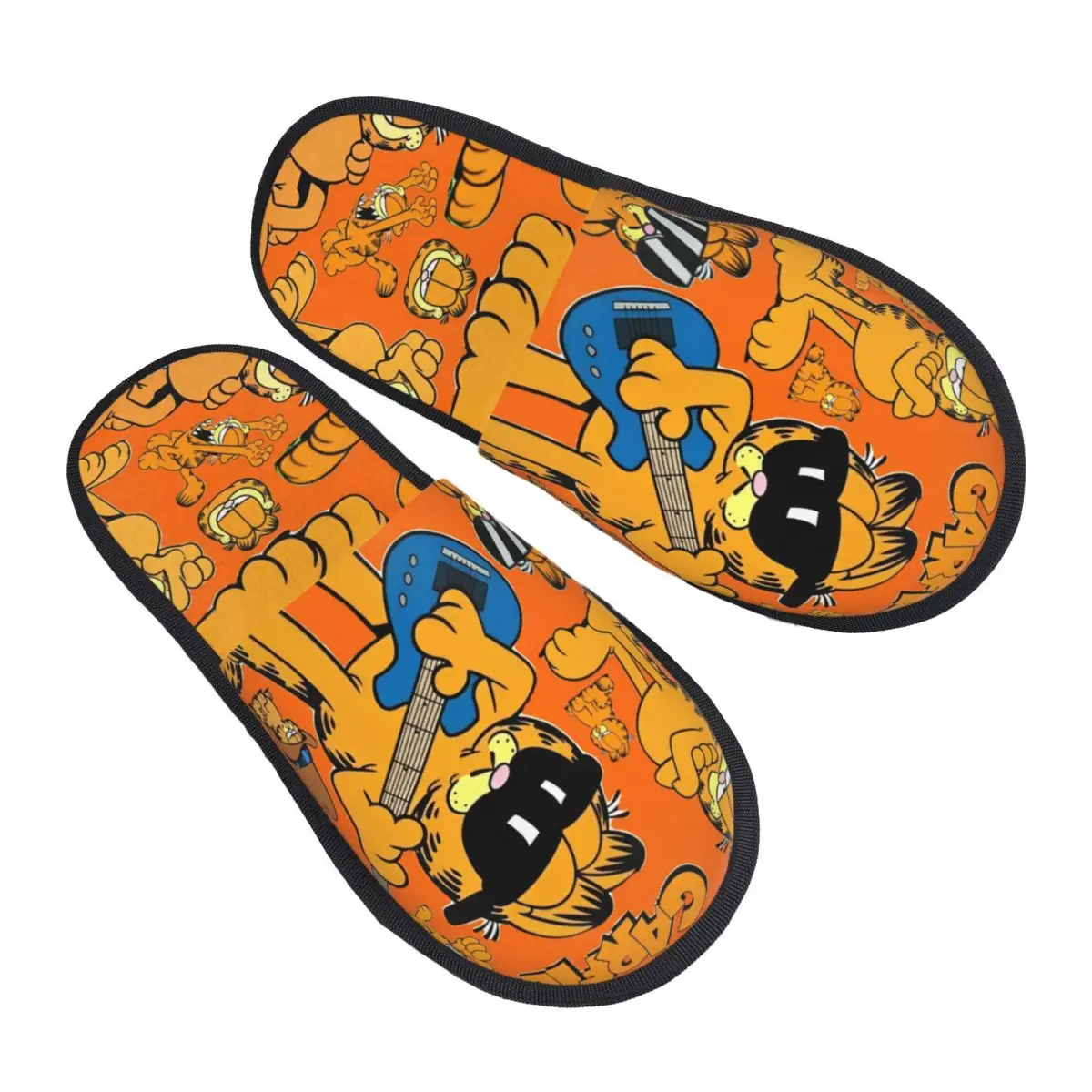 

Lovely Garfields Cat Winter Cotton Home Slippers Indoor Cozy Memory Foam Slides Non Slip