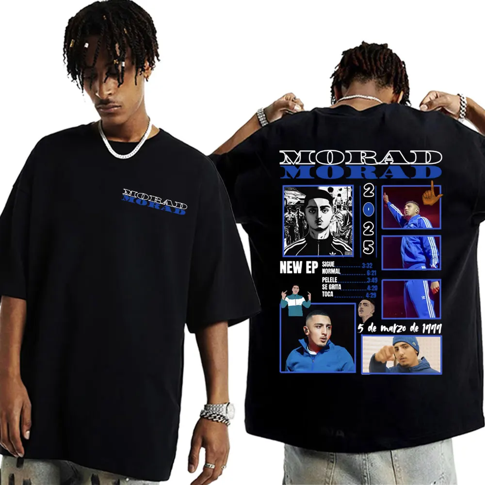 Rapper Morad MDLR 2025 Tour Merch T Shirts Men Fashion Hip Hop Pop Music T-shirt Unisex High Quality Casual Short Sleeve T Shirt