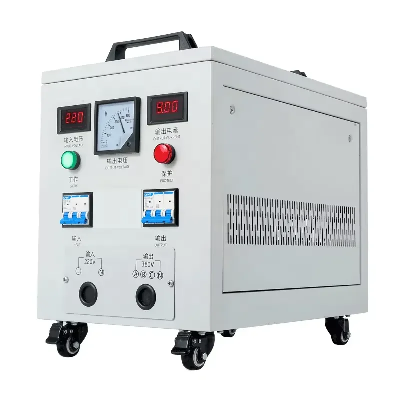 30kw 1 Phase to 3 Phase Transformer Voltage Converter 220v to 380v 400v 440v