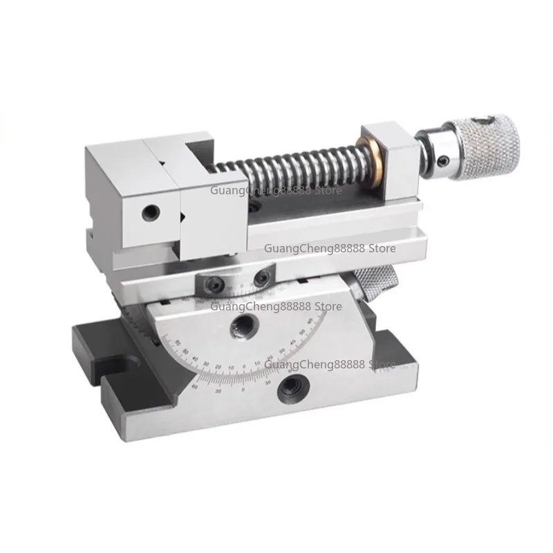 Universal Flat Jaw Precision Vise, Rotating vise，size 2 to 3 inches, 360° Rotation Adjustable angle, Vertical tilt up to 50°