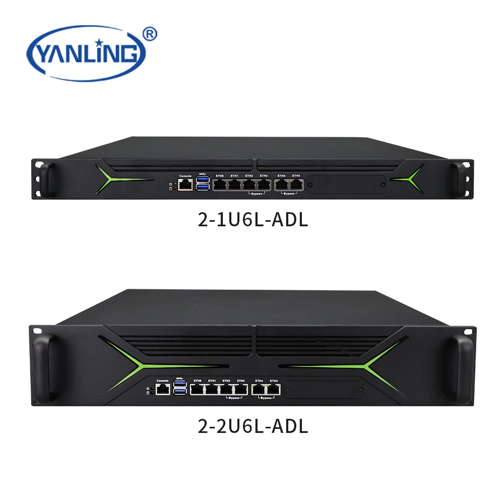 New Arrival Custom Panel PC ATM Kiosk 2U Rackmount Network Security Server Core I3/I5/I7 DDR4 6LAN Ports HD PCIE Firewall VPN