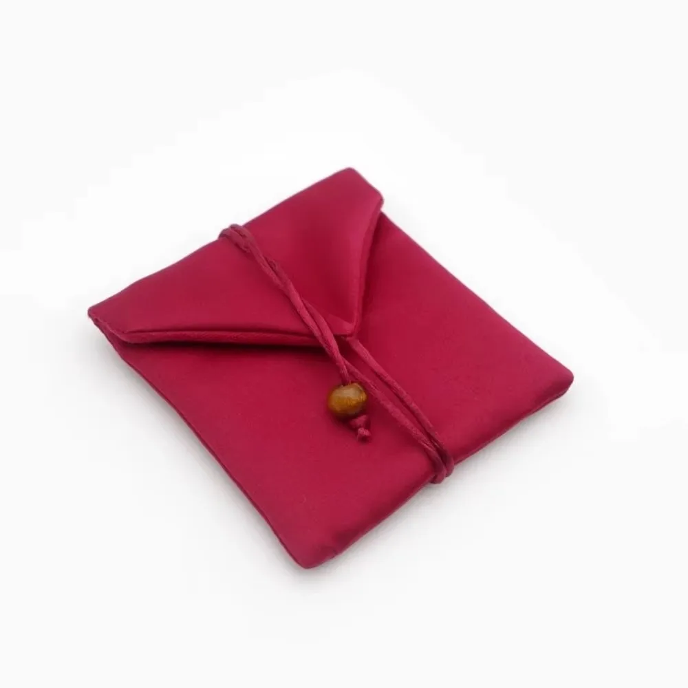 1/5PCS Envelope Flip Style Jewelry Storage Pouch Anti Tarnish Anti Scratch Satin Jewelry Pouch Soft Smooth Texture