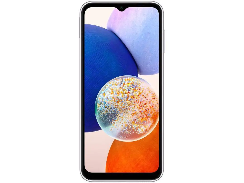 Smartphone Samsung Galaxy A14 128GB Silver 5G Octa-Core 4GB RAM 6,6 "Camera. Triple + Selfie 13MP