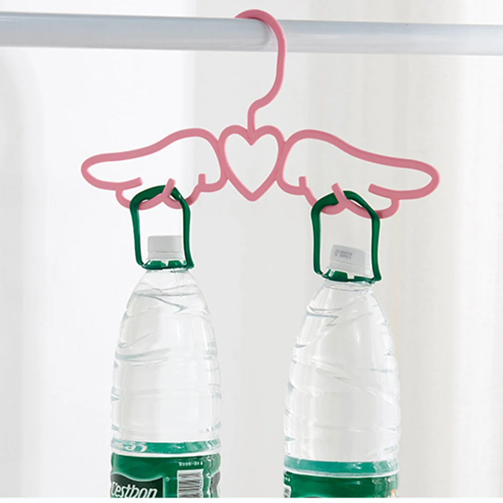 

Plastic Children Hangers Closet ganizer Scarf Tie Rack Multifunction Strong Non Slip Wing Shape Save Space Ideal Hooks