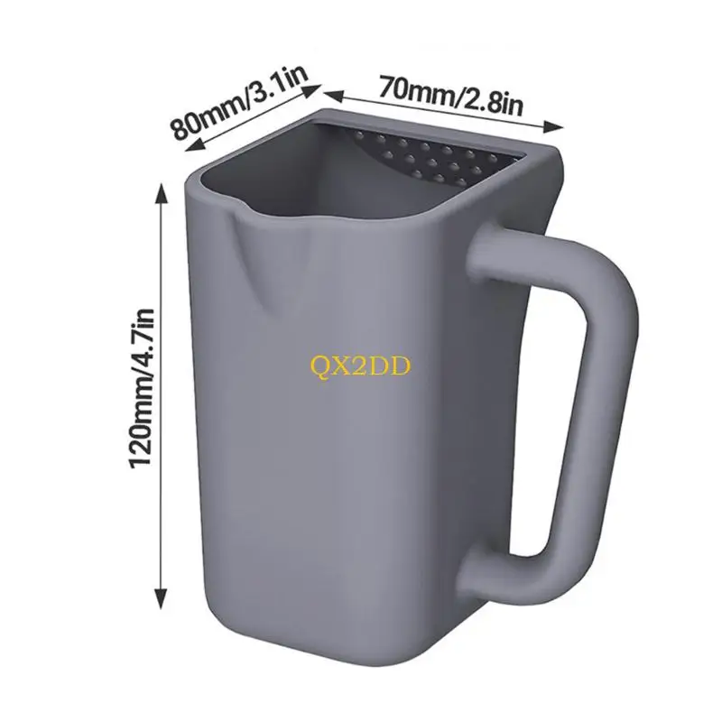 QX2D младенческая баня для полоскания ванны с нельзящей ручкой и потоками воды для защиты глаз