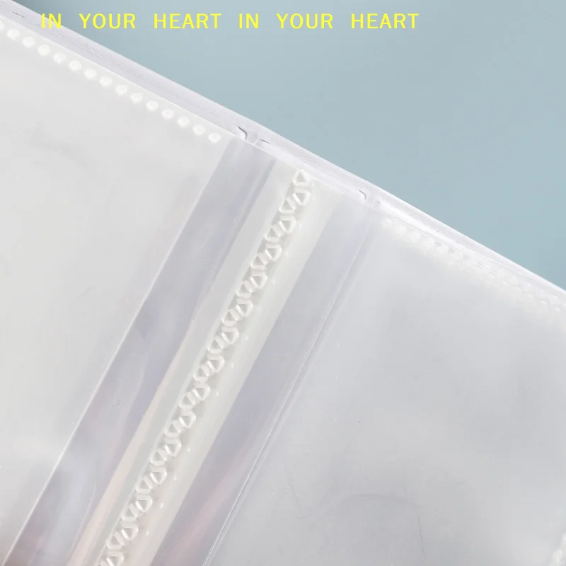 Cute Bear Photo Album 3 Inch Love Heart Hollow Picture Storage Case 36 Cards Kpop Card Binder Name Card Book Photocard Holder