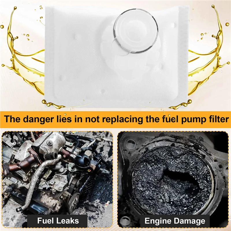 

A02Q-Motorcycle Fuel Pump Filter Fuel Filter For R1 R6 R6S R6R FZ8 2003-2016