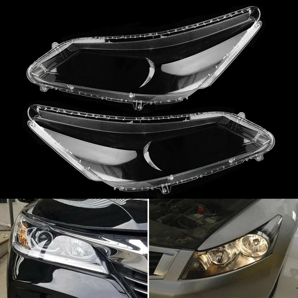 

Left Car Headlight Lens Cover Head Light Lamp Shade Shell Fit For 2013-2016 -Honda Accord
