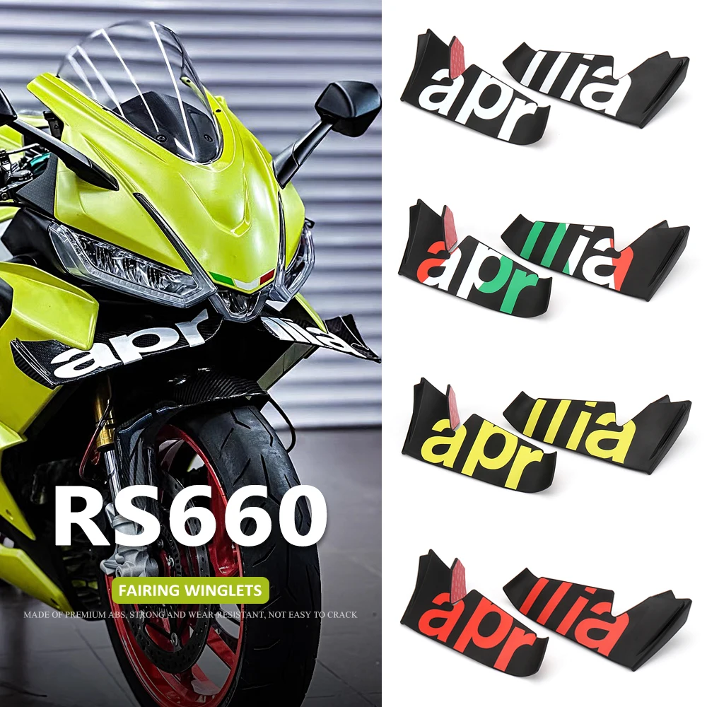 

Motorcycle Accessories Front Beak Cover Wind Lip Cover Cone Aerodynamics Fairing Winglets For Aprilia RS660 RS 660 rs660