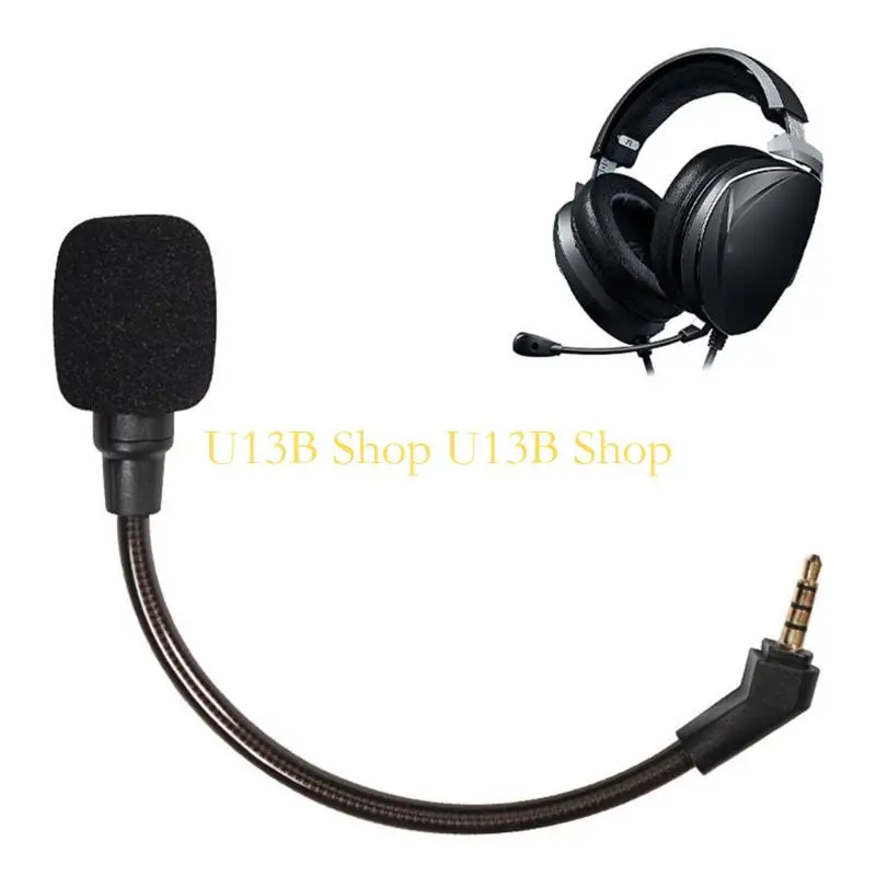 

U13B Quality Detachable Microphone Boom for ROG Theta 7.1 Gaming Headsets Consoles PC