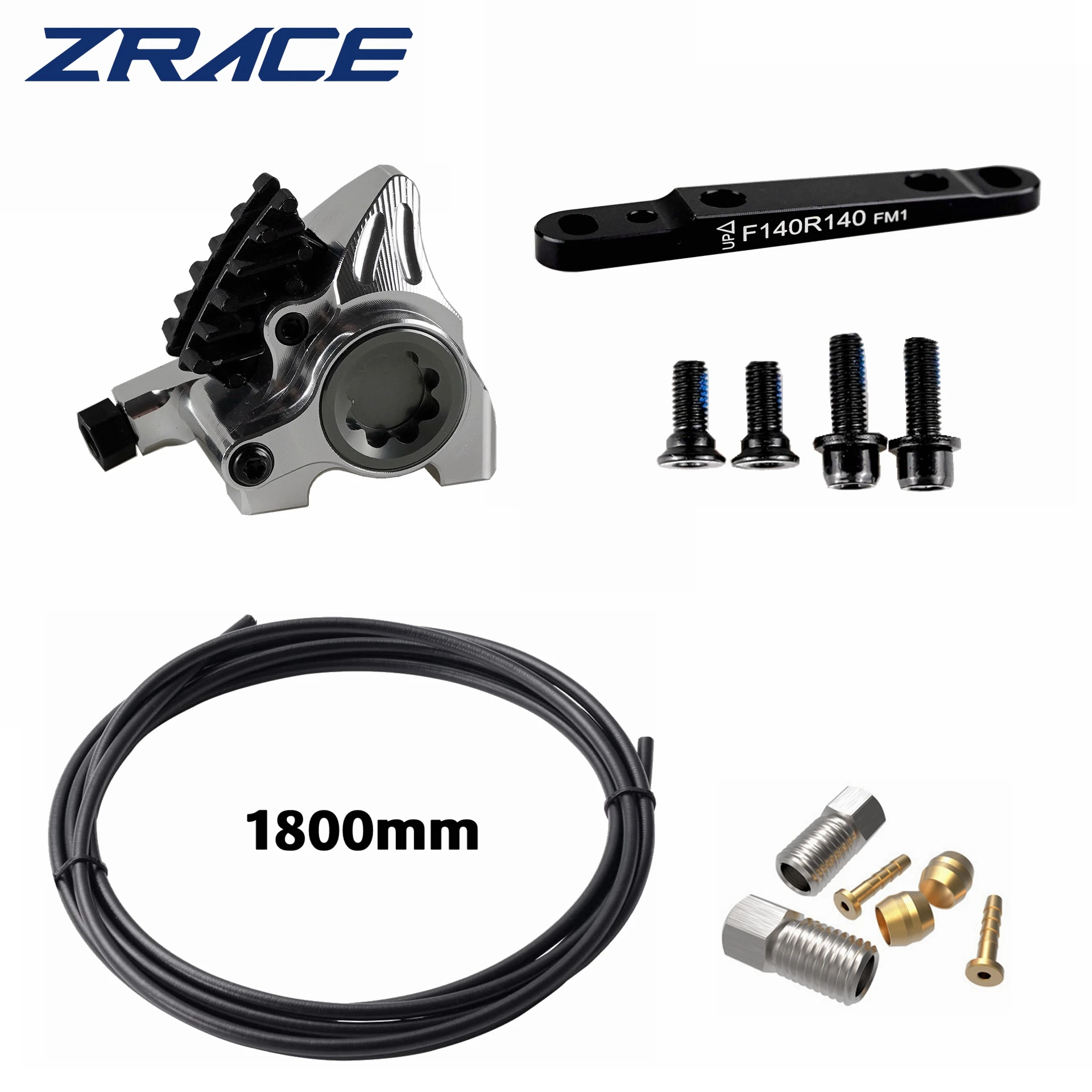 ZRACE XG Flat Mount Caliper, Road Hydraulic Brake, ICE-TECH Pads