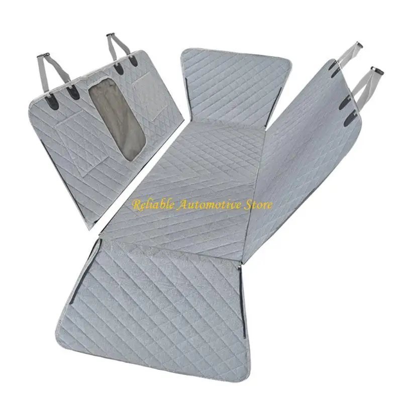M68B Dog Travel Back Cover Hammock with Pocket and Mesh Panel