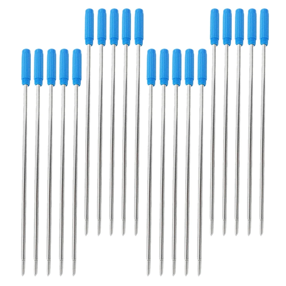 

20Pcs Ballpoint Pen Refills for Cross Pens Fine Point Pen Refill - Blue Ink mental pen refill ball point pen refill