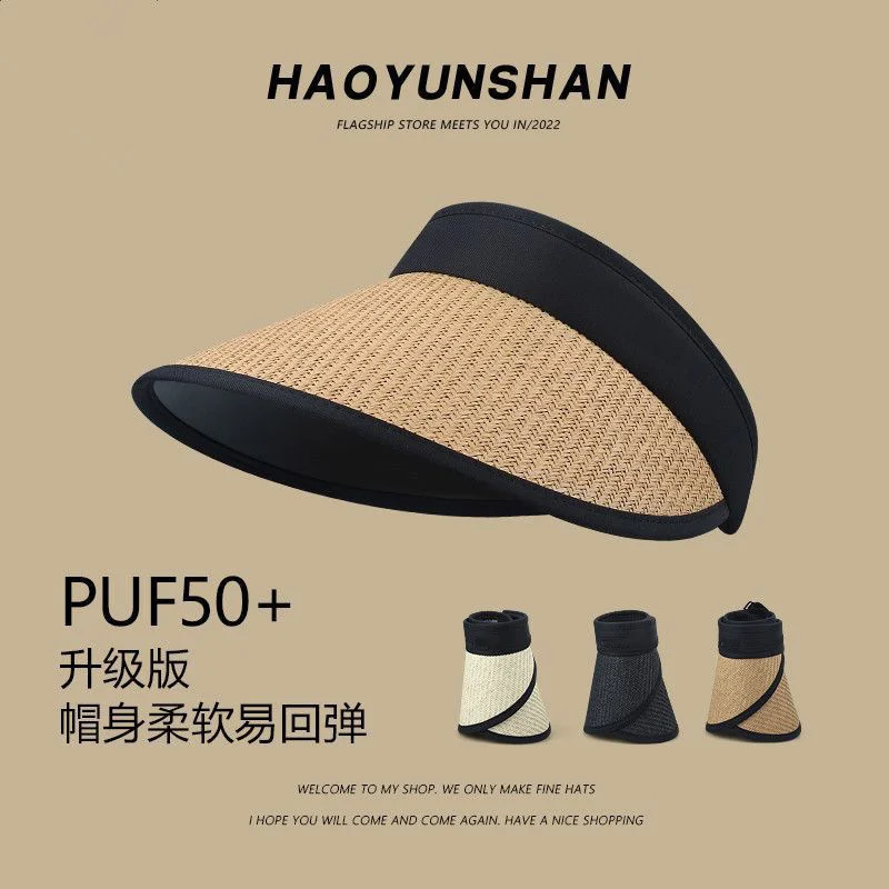 Women's new fashion hat Sun hat cute outdoor sports sun hat Korean hair band summer cap