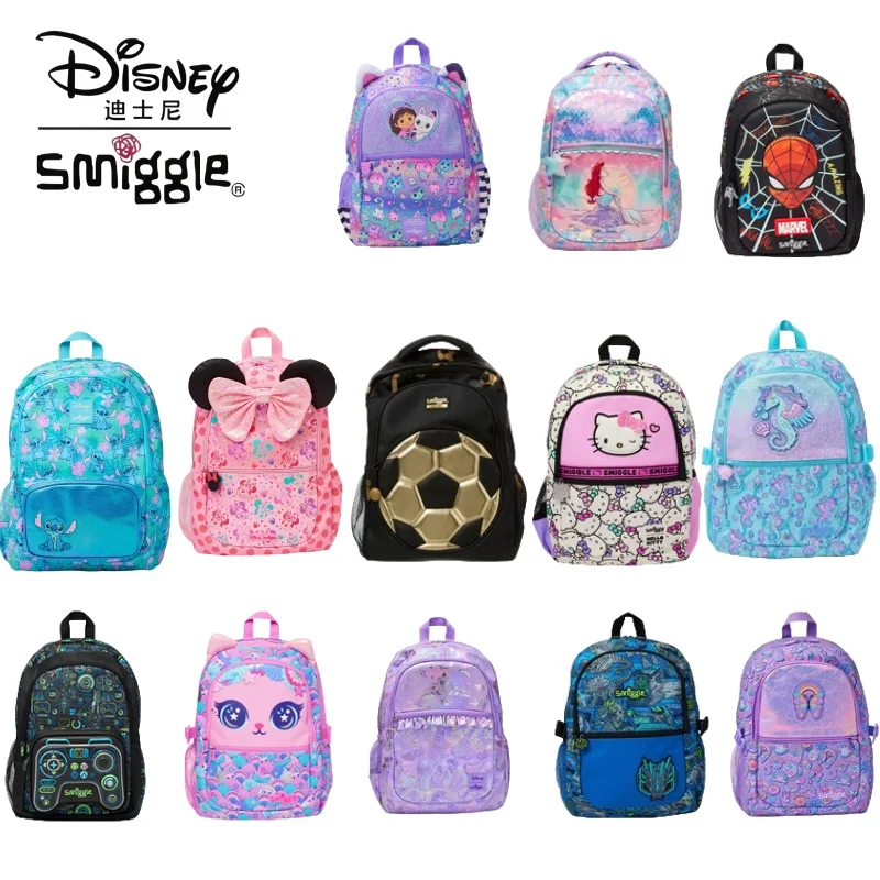 

Genuine Australia Smiggle Exquisite Fun Pattern cute Backpack Boys and Girls Collection Backpack Christmas Popular Gifts