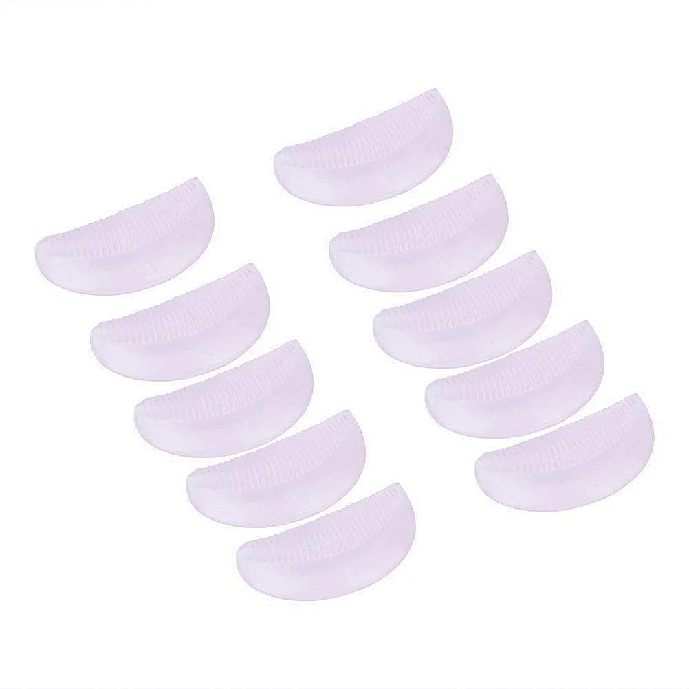 10 Paar Wimperndauerwelle Lockenwickler Schild Pads Falsche Wimpern Patches Silikon Make-up-Tool Wimperndauerwelle Kit