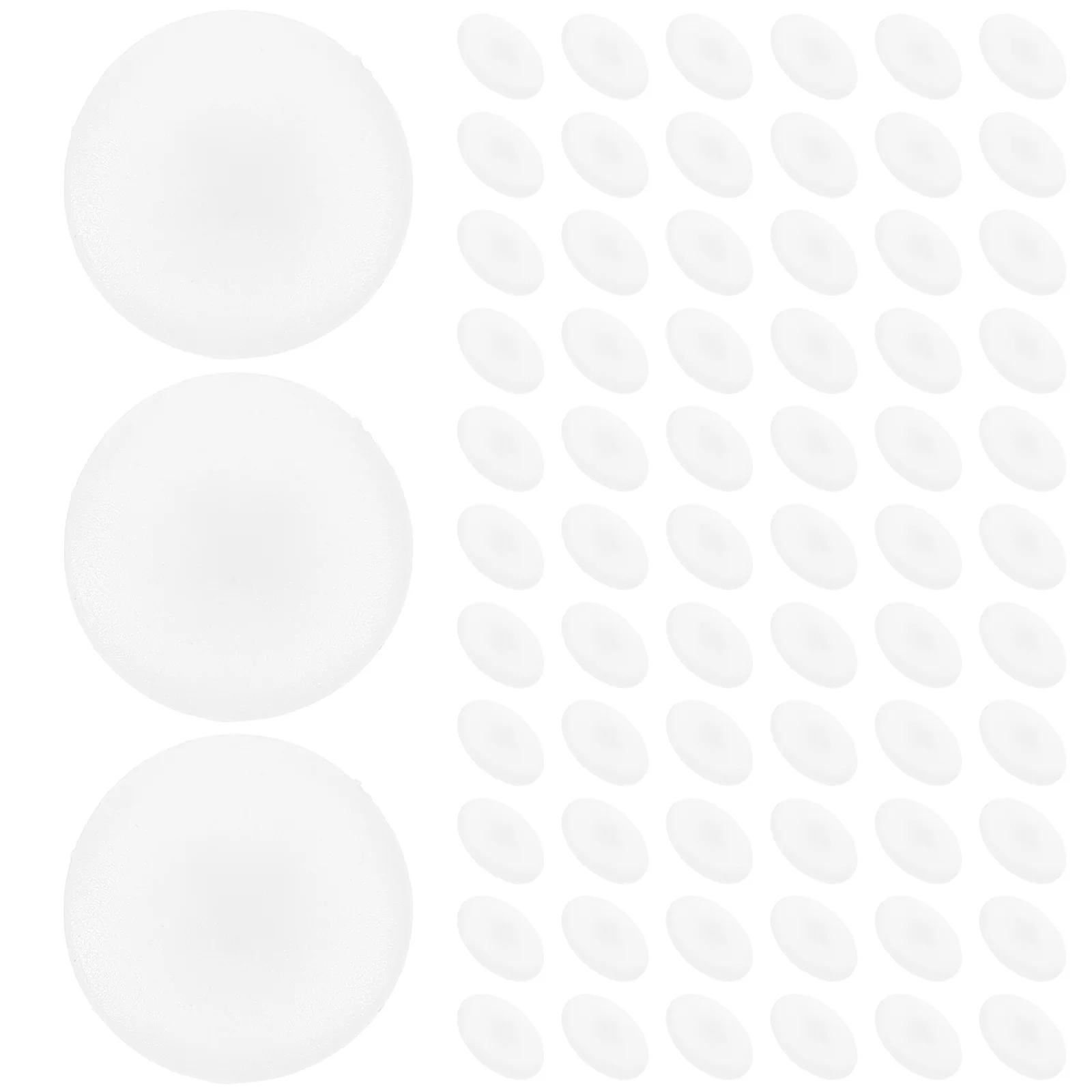 

100pcs Decorative Cap Screw Hole Plugs For Furniture Abs Plastic Press Studs Covers Table Cabinet Wardrobe Desk Shutter Screws