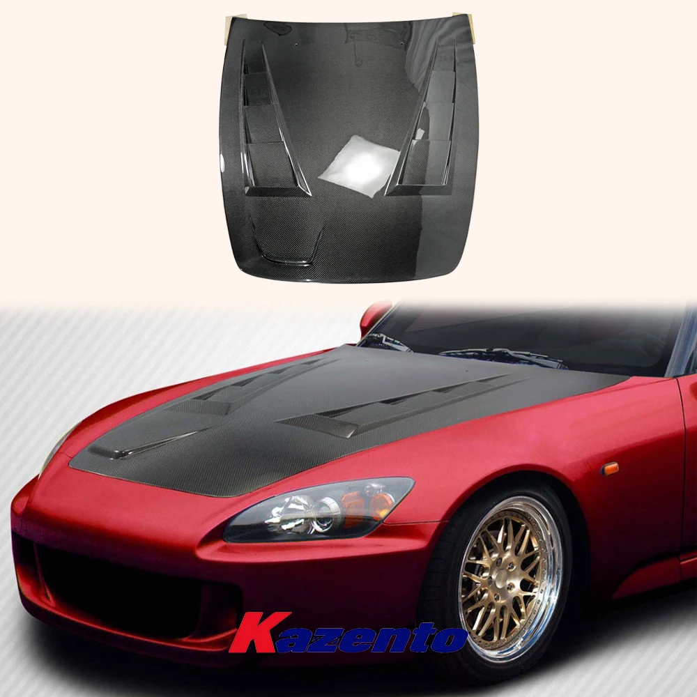 

Для hd S2000 02-09 JS стиль передний бампер из углеродного волокна капот комплекты кузова