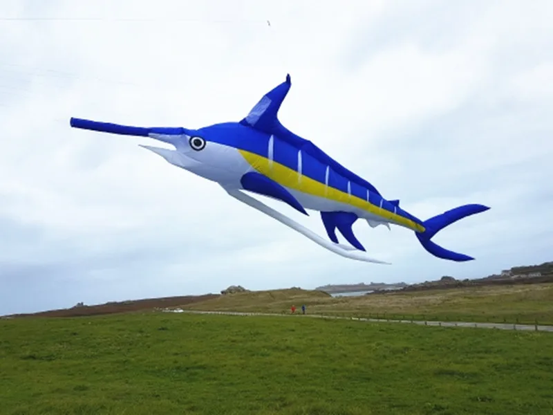 Marlin fish kite flying soft kites for adults flight kite novelty toy air bounce papalote Inflatable toys cometas de viento fun