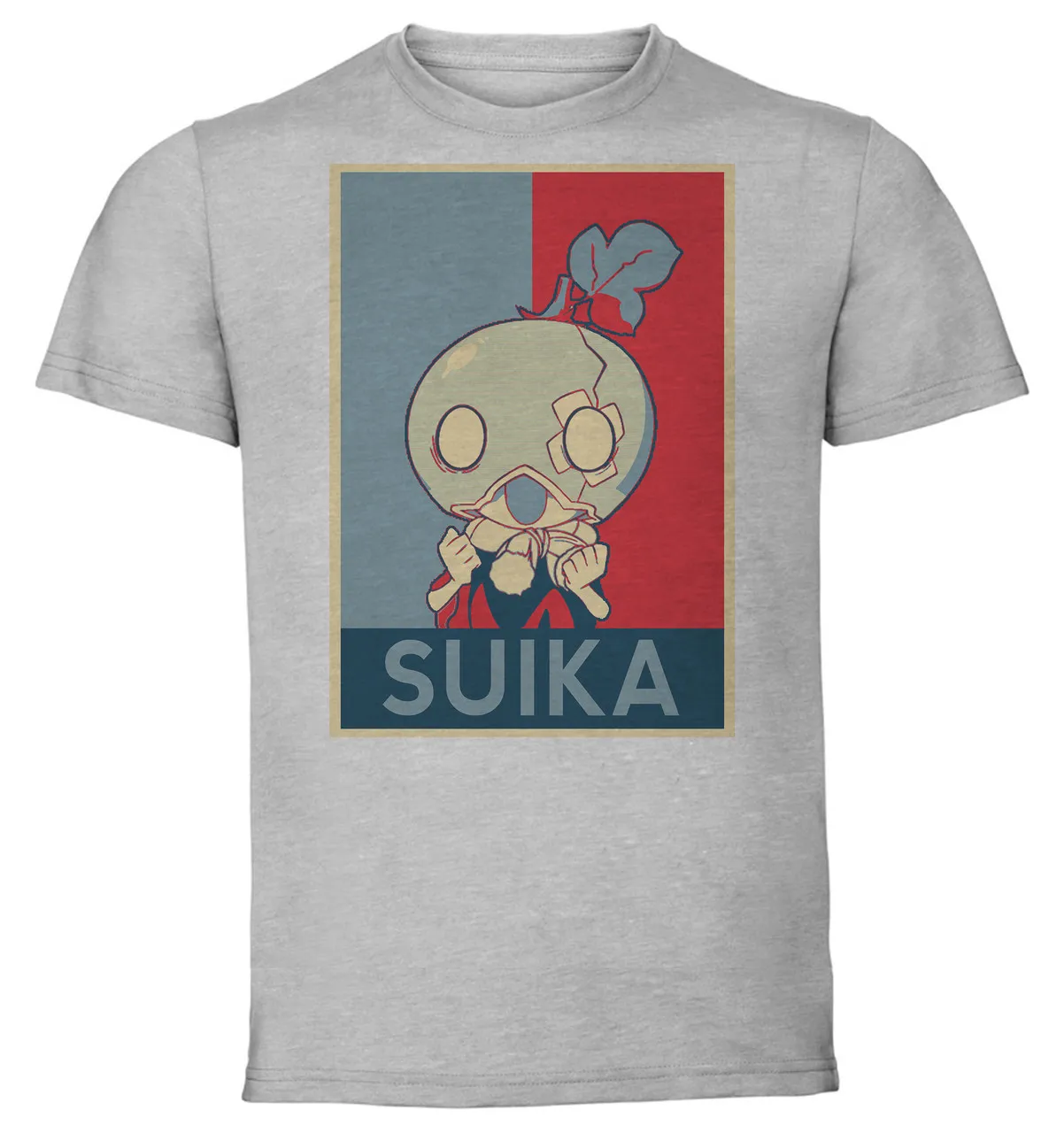 T-Shirt Unisex Grey Propaganda Dr Stone Suika