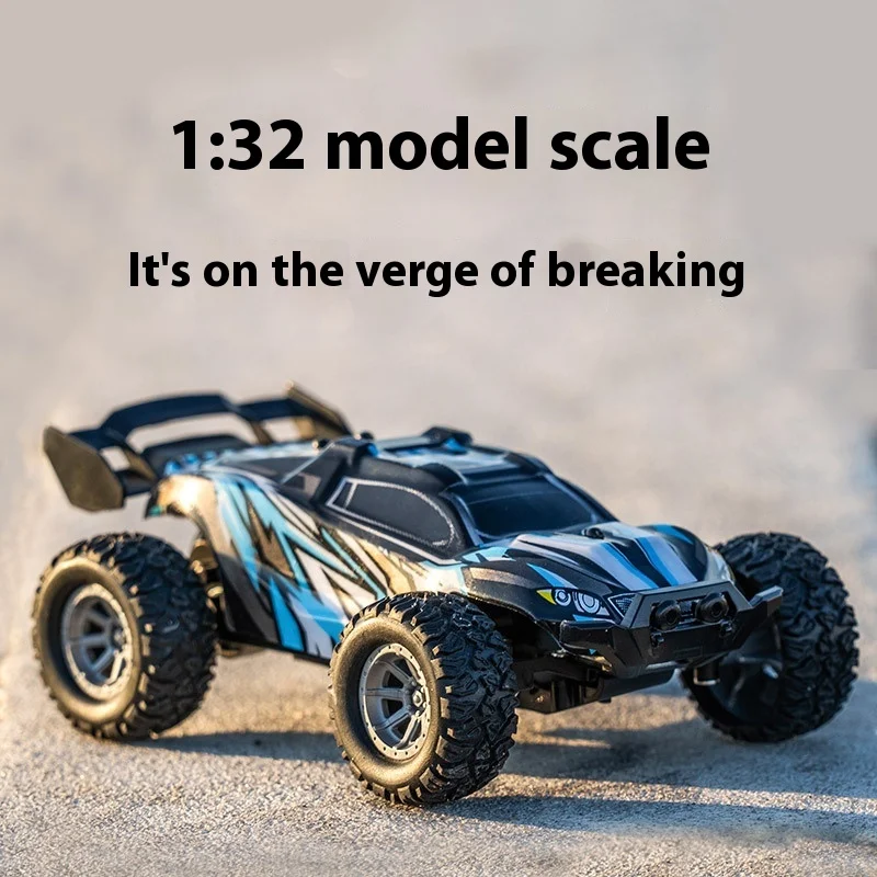 1:32 Mini High-Speed Remote Control Car Shift Gears Regulate Speed With Lights 2.4g Full Proportional Throttle Electric Toys