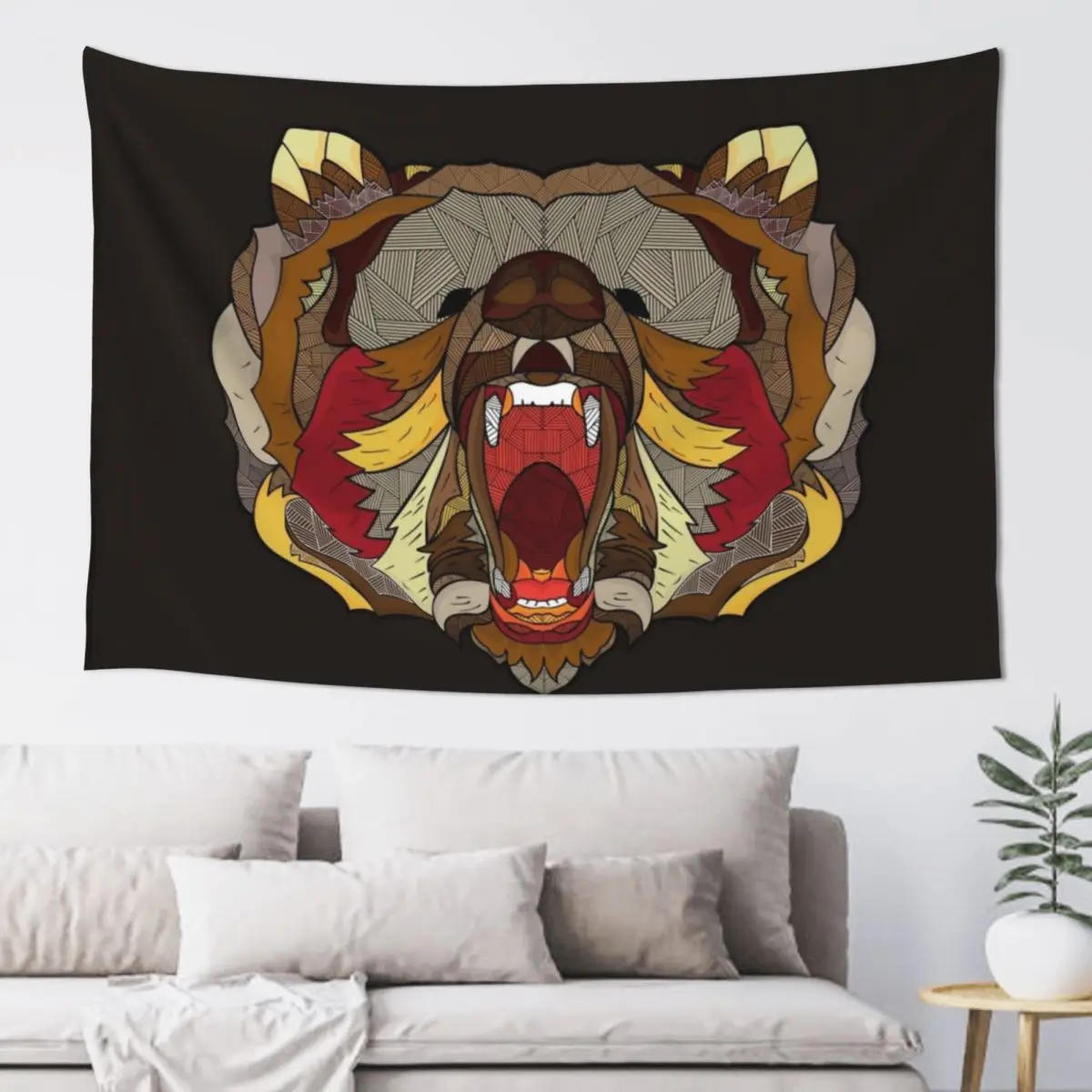 

Bear Tapestry Cute Room Decor Art Mural Tapestry