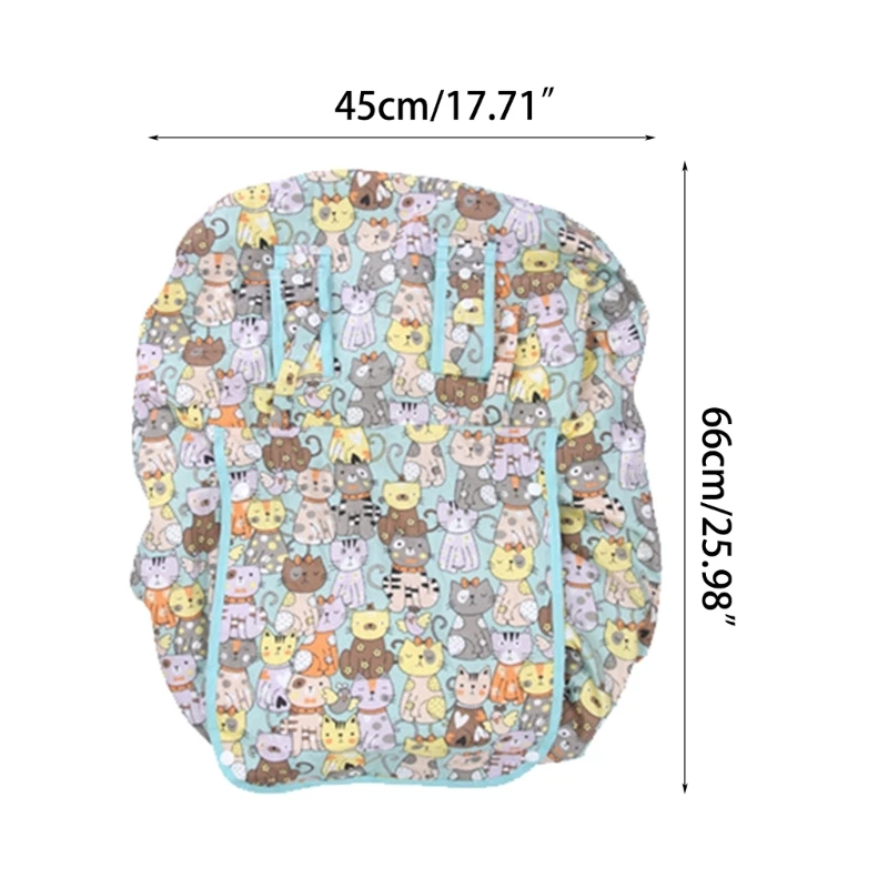 Baby Veiligheidshoes Kinderwagen Zonnescherm Cover Met Cartoon Print Baby Auto Carrycottes Ademende Winddichte Hoes