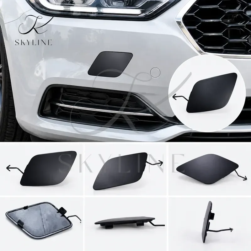 Right Front Bumper Tow Hook Cover Cap Plastic Black Fit For Lexus UX200 UX250h UX300 UX260 2021 2020 2019 2018