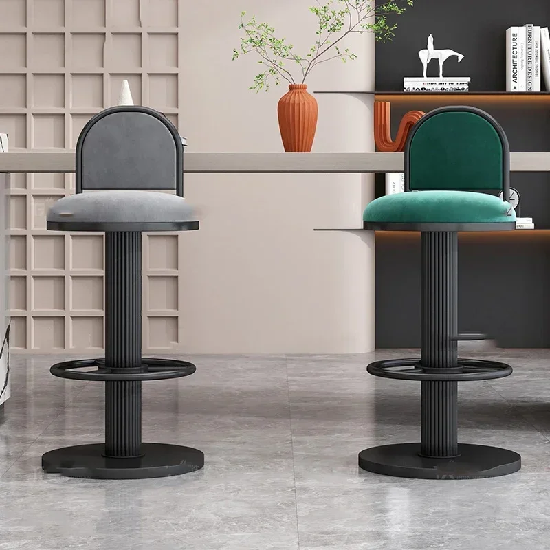 Make Up Step Height Chair Beauty Salon Designer Barber Shop Manicure Kitchen Counter Stools Ergonomic Bar Home Furniture