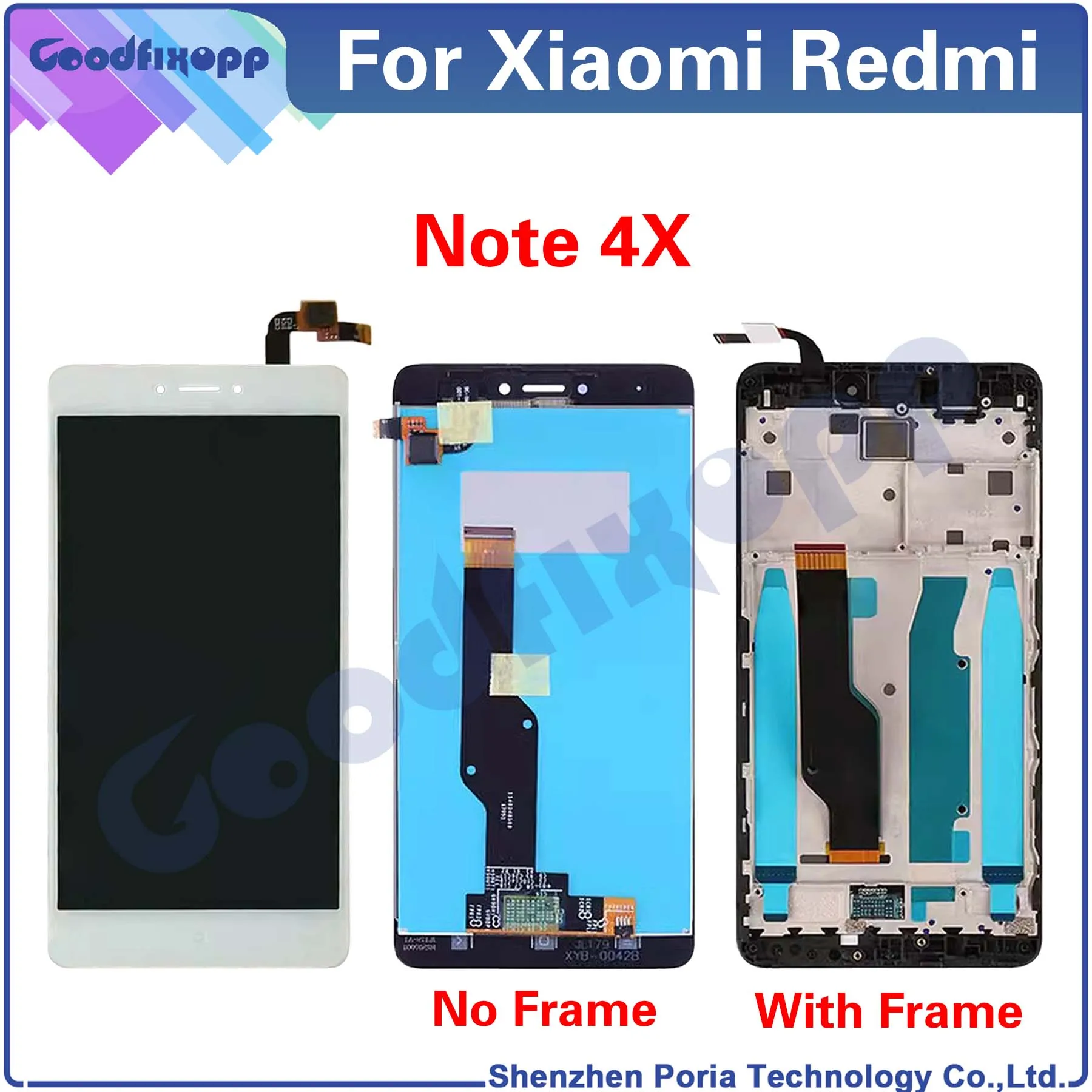 For Xiaomi Redmi Note 4X LCD Display Touch Screen Digitizer Assembly For Note4X Repair Parts Replacement