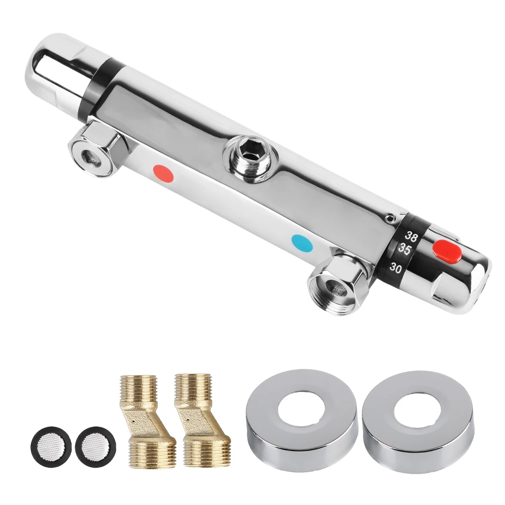 

Thermostatic Shower Water Faucet Bathroom Tool Bathroom Mixing Valve Bathtub Faucet Hot And Cold Mixer Thermostatic Tap