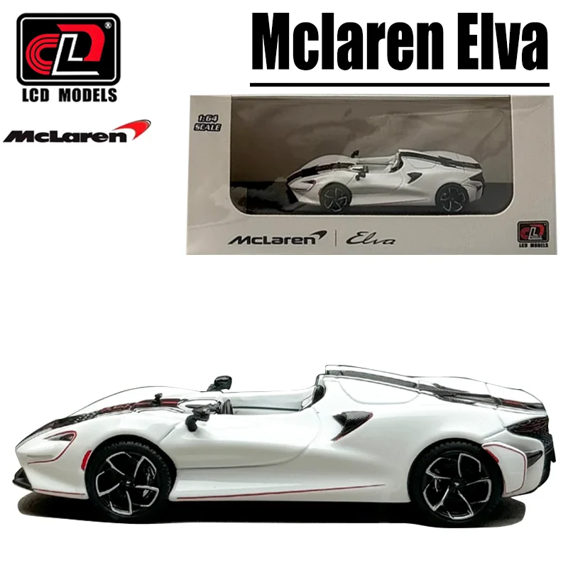 Lcd-Modellen 1/64 Mclaren Elva Legering Speelgoed Motorvoertuig Gegoten Metalen Model Geschenken