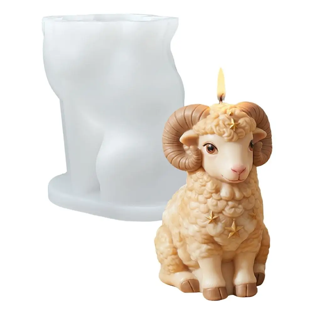 3D Sheep Candle Mol…